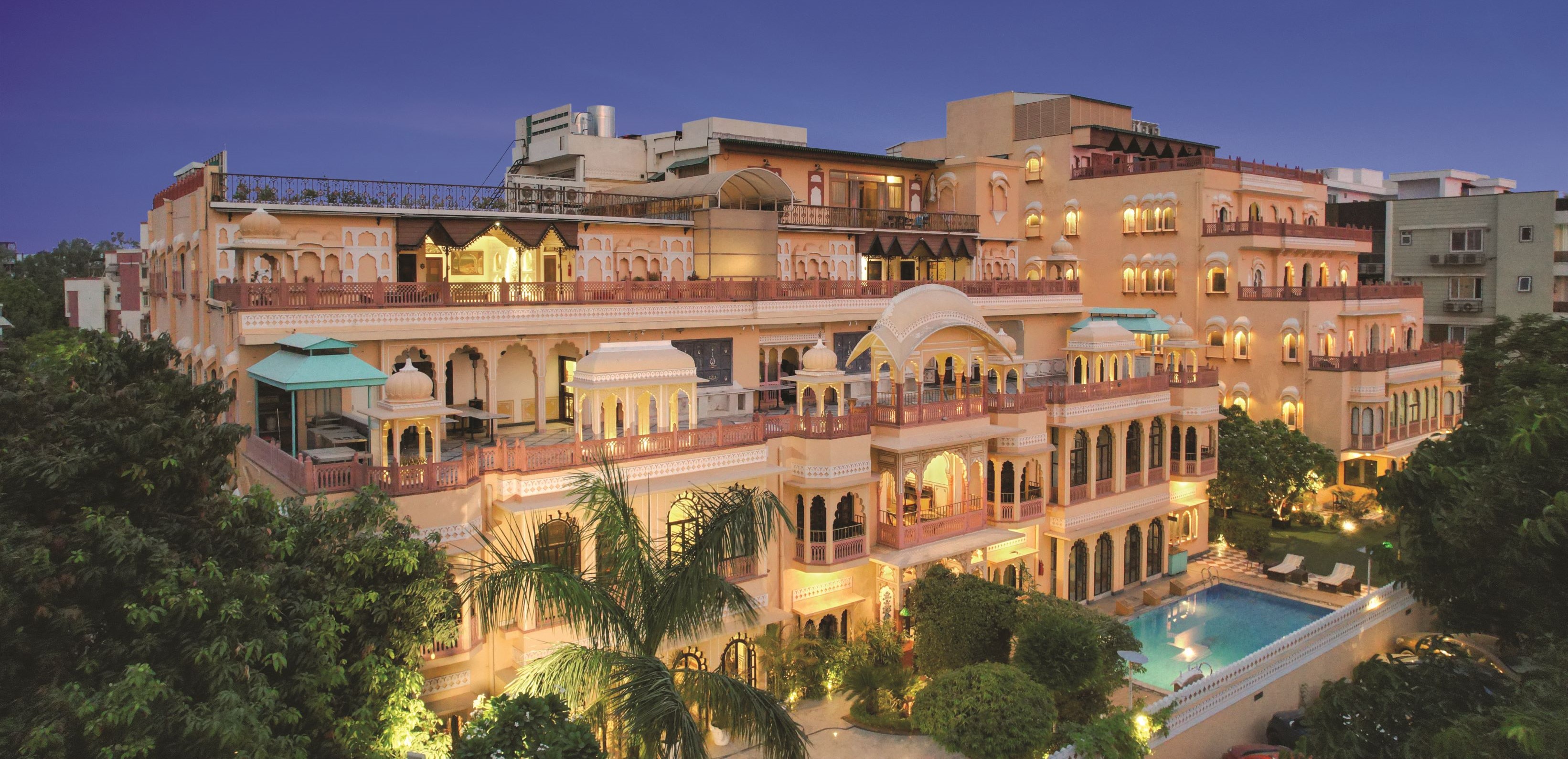 Well-appointed modern hotel guest room